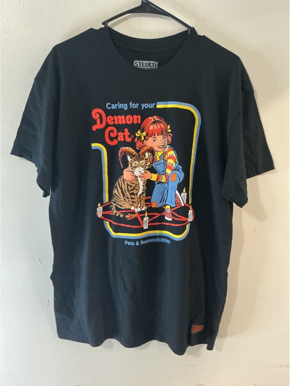 Steven Rhodes Demon Cat shirt
